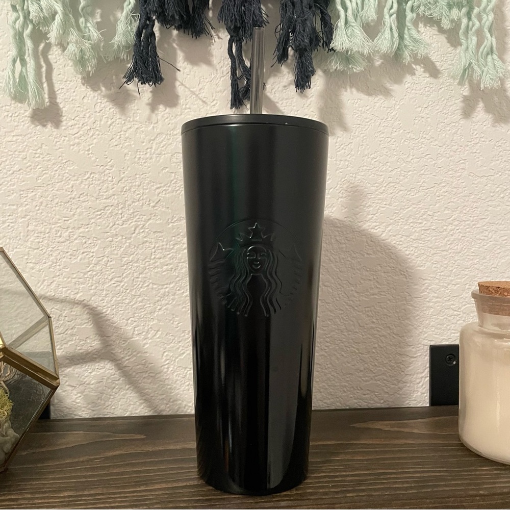 Starbucks 2020 Holiday Green/Black Stainless Steel Tumbler Venti